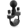 BarBaren Motorcycle Handlebar Ball mount with Stainless Steel U-Bolt & 1 inch Ball For 22mm 7/8