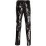 MSemis Mens Faux Leather Pants Punk 80s Rock Skinny Leggings Tight Gothic Motorcycle Biker Pants