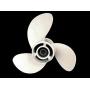 ITACO Boat Motor Aluminum Propeller 8 1/2x8 1/2 -N 6G1-45941-00-EL 6G1-45941-00-00 for Yamaha 6hp 8hp 9.9hp F6 F8 F9.9 Boat Engine 8.5x8.5