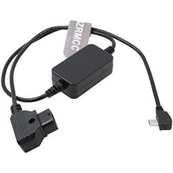SZRMCC Nucleus Nano Follow Focus Motor or Handwheel Right Angle Micro USB 5V Regulated to D-Tap Power Cable for Tilta