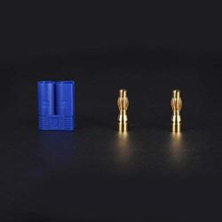 uxcell 5 mm Bullets Connector Gold Plated EC5 Connector Plugs RC LIPO Battery ESC Motor DIY Parts Equipment End (Male) 2Sets