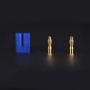 uxcell 5 mm Bullets Connector Gold Plated EC5 Connector Plugs RC LIPO Battery ESC Motor DIY Parts Equipment End (Male) 2Sets