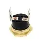 Fielect KSD301 Thermostat Temperature Control Switch,Adjust Snap Disc Temperature Switch 100°C Copper M4 Normally Closed 1 Pcs