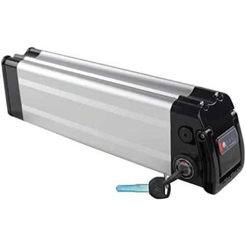 CYGG Silver Fish Ebike Battery 36V/48V 15Ah/20Ah Electric Bike Lithium Li-ion Battery with Charger Electric Bicycle Battery for 250W 350W 500W 750W 1000W Motor