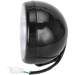 FVRITO Front Headlight head Lamp Assembly for Massimo MB200 Hensim TrailMaster Baja Heat WarriorMB165 MB200 Coleman BT200X CT200U-EX 196cc 6.5HP Mini Bike Motorsports 12 Volt 35 Watt 3 Wire Black