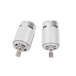 2 Pcs 550 24 Volt 35000RPM Electric Motor High Speed RS550 24V Motor Gearbox Accessories for Children Ride On Car Power Wheels Replacement Parts
