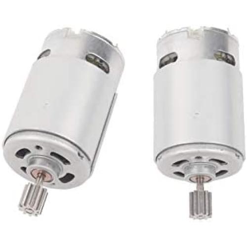 SHENGLE 2 Pcs 550 20000RPM Electric Motor High Speed RS550 6V Motor Gearbox Accessories for Power Wheels Children Ride On Car Replacement Parts