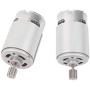 SHENGLE 2 Pcs 550 20000RPM Electric Motor High Speed RS550 6V Motor Gearbox Accessories for Power Wheels Children Ride On Car Replacement Parts