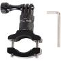 Bike Handlebar Mount for Gopro Hero 9/8/7/6/5/4/3 Session Sj4000 Yi 4K AKASO Campark,Aluminium 360 Degree Rotation Mountain Bicycle Motorcycle Camera Clamp Clip, for Biking, Motorcycling