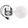 Discount Parts Direct SM550 Universal Bathroom Vent Fan Ventilator Motor, Replacement Electric Motor Kit with Fan 50 CFM for Broan Nutone 65100 C01575