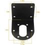 Biaungdo 37mm DC Motor Mounting Bracket, DC Gear Motors Fixed Mount Mounting Base, L-shape Fixed Seat Gear Reduction Motor Holder with Screw Nut