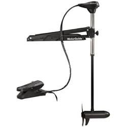 MotorGuide 940200050 X3 Freshwater Bow Mount Trolling Motor — Cable Steer, Foot-Control — 36-Inch Shaft, 45-Pound Peak Thrust