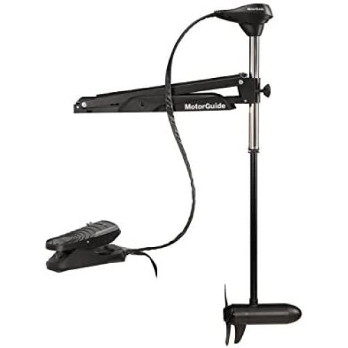 MotorGuide 940200050 X3 Freshwater Bow Mount Trolling Motor — Cable Steer, Foot-Control — 36-Inch Shaft, 45-Pound Peak Thrust