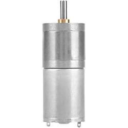 DC 12V Metal Gear Motor Low Speed for Electronic Lock Robot Electric Curtain 25mm 25GA-370(30RPM)