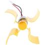 Beennex Electricity Wind Generator - DIY Kit Small Motor Vertical Wind Turbines Blades Breeze Electricity Generator