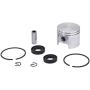 Cancanle 42.5mm Piston Ring Oil Seal Kit for STIHL 025 MS250 MS 250 Chainsaw Engine Motor Parts 11230302000/96380031581