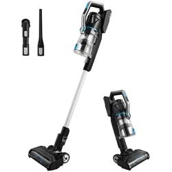 Eureka Lightweight Cordless Vacuum Cleaner, High Efficiency Powerful Motor LED Headlights, Convenient Stick and Handheld Vac, Black