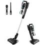 Eureka Lightweight Cordless Vacuum Cleaner, High Efficiency Powerful Motor LED Headlights, Convenient Stick and Handheld Vac, Black