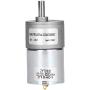 DC 24V Gear Motor Shaft 37mm Diameter Electric Gearbox Micro Speed Reduction Geared Motor(160R)