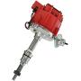 Complete Ignition Distributor For SBF Small Block Ford 260 289 302 5.0 Ignition HEI Distributor with 65K Volt Coil 1030213 PE330U Red Cap