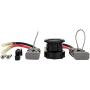 Camco Trac Outdoors High-Current Connector Kit, 8 Gauge | Upgrade Your Trolling Motor Connectors to High-Current 12V or 24V Power | for 60 Amp 12/24/36V Power (69441), Black