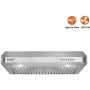 BV Range Hoods 30 Inches Under Cabinet| Dual Motor Extra High Power| Stainless Steel Kitchen Hood with LED Lights| Ducted Kitchen Exhaust Hood