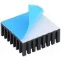 6pcs Small Heatsink 25 x 25 x 10 mm / 0.98 x 0.98 x 0.39 inch Aluminum Heat Sink with Thermal Conductive Double Sided Tape for Cooling GPU IC Chips VRAM VGA RAM