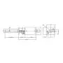 DC 6/12V N20 Metal Speed Reduction Motor Micro Electric Motor with Long Output Shaft M4 x 100mm(6V 60RPM)