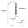 Replacement Meat Probes for Traeger Pellet Grills, 2PCs Waterproof BBQ Meat Temperature Probes with 2PCs Stainless Steel Probe Clip Holders, 3.5mm Plug