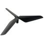 Upgraded Spare Parts Motor Main Blade Propellers Three-Blade Propellers for Syma X5SW X5HW X55 RC Mini Quadcopter Toy (Black)