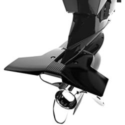 STINGRAY HYDROFOILS - Classic Junior Hydrofoils for 9.9-40 hp (Black) - Best for Small Boats - Stabilizer Fins for Outboard/Outdrive Motors - Made in The USA