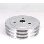 KIPA Aluminium triple groove crankshaft pulley For SB Chevy SBC 350 Crank SWP Short Small Block Chevy with a Short Water Pump 6.6
