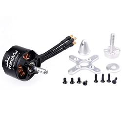 KingVal Replacement 3530 1400KV Brushless Motor with Screw Kit Compatible with RC Fixed-Wing Airplane Glider Aircraft