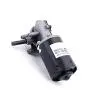 Fielect DC 24V 30RPM Reversible Worm Geared Motor High Torque Electric Gear Motor Turbine Worm Gear Box Reduction Motor, Left Shaft GW6280