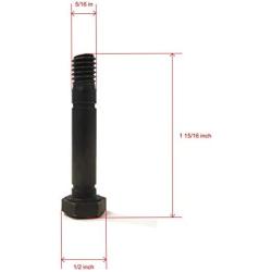 The ROP Shop | (Pack of 50 Shear Pin Bolt & Nut for Ariens Pro 28 926038, 926042, 926065 Motor