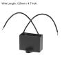 uxcell Ceiling Fan Capacitor CBB61 6uF 350V AC 2 Wires Metallized Polypropylene Film Capacitor 47x34x22mm for Electric Fan Pump Motor Generator
