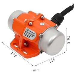 Small Concrete Vibrator Industrial Vibration Motor Single Phase 100W AC 110V 3600Rpm Aluminum Alloy Vibrating Vibrators for Sand Shaker Table