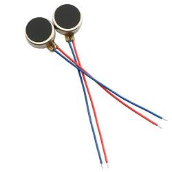 RuiLing 10-Pack 0830 Micro Flat Vibration Motors 12000Rpm 3V Voltage Mini Thick Coin Vibrating Motor for Cell Phone Tablet Household Appliances 8x3mm