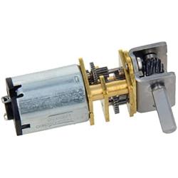 Heyiarbeit 12V 22RPM DC Worm Gear Motor High Torque Turbine Worm Gear Reduction Motor Reversible Speed Reducing Electric Gear Box Motor for DIY Robot Door Lock
