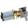 Heyiarbeit 12V 22RPM DC Worm Gear Motor High Torque Turbine Worm Gear Reduction Motor Reversible Speed Reducing Electric Gear Box Motor for DIY Robot Door Lock