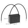 uxcell Ceiling Fan Capacitor CBB61 15uF 250V AC 2 Wires Metallized Polypropylene Film Capacitor 47x34x22mm for Electric Fan Pump Motor Generator 3Pcs