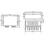 SUTK TB6600 Stepper Motor Driver Nema23 Nema17 4A DC9-42V for NEMA23 Motor CNC Router Controller 3D Printer Motor Drive (Color : TB6600 Driver)