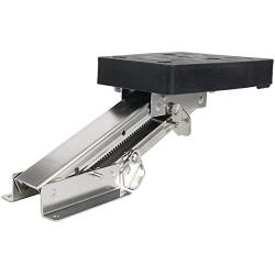 316 Stainless Steel OutBoard Engine Support Heavy Duty with Black Mounting Plate Up to 7.5-10hp for 2 Stroke Engine