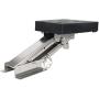 316 Stainless Steel OutBoard Engine Support Heavy Duty with Black Mounting Plate Up to 7.5-10hp for 2 Stroke Engine