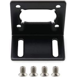 HJ Garden Turbine Worm Holder Mounting Bracket with Screw Worm Gear Motor Fixed Fastener DIY Parts DC Motor Holder