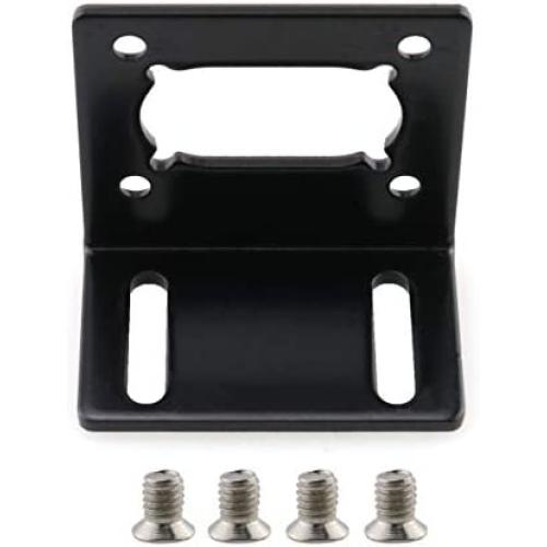HJ Garden Turbine Worm Holder Mounting Bracket with Screw Worm Gear Motor Fixed Fastener DIY Parts DC Motor Holder