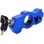 Modengzhe Mototcycle Handlebar Anti-Theft Lock Aluminum Safety Grip Brake Additional Lock for Motorbikes Scooters ATVs Dirt Bikes (Blue)