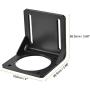 MECCANIXITY Motor Bracket Motor Mounting Holder 98.5x100x98.5mm Black for 86mm NEMA 34 Stepper Motor with Screws