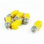 Yahboom DC Gear Motor DC Dual Shaft 3-6V TT Motor Strong Magnetic Anti-Interference Carbon Brush 1:48 for Arduino DIY Smart Car Robot (4 PCS)