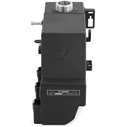 Mishimoto MMRT-F2D-11PMWBK Aluminum Degas Tank, Compatible With Ford 6.7L Powerstroke 2011-2019, Micro-Wrinkle Black